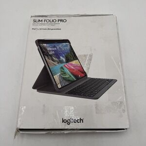 Logitech Slim Folio Pro Keyboard Case Black iPad Pro 12.9" (3rd Gen)